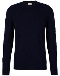 Alexander McQueen - Skull Cotton Sweater - Lyst