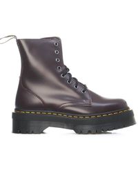 Dr. Martens - Round Toe Lace-up Chunky Boots - Lyst