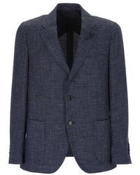 Lardini - Single-Breasted Blazer Jacket - Lyst