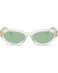 Prada - Round Frame Sunglasses - Lyst