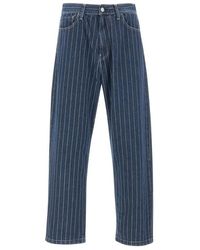 Carhartt - Orlean Tapered-leg Striped Jeans - Lyst