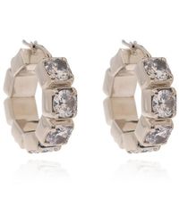 Jil Sander - Crystal-embellished Earrings, - Lyst