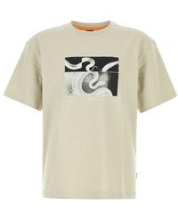 BOSS - Boss Graphic Print Casual T-Shirt - Lyst