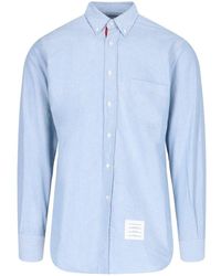Thom Browne - Collared Button-up Oxford Shirt - Lyst