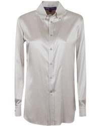 Ralph Lauren - Cameron-Long Sleeve-Button Front Shirt - Lyst