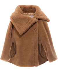 Max Mara Esule Cape Coat - Brown