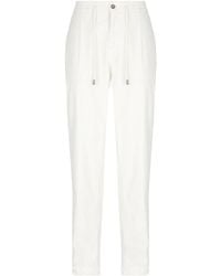 Peserico - Cotton Pants - Lyst