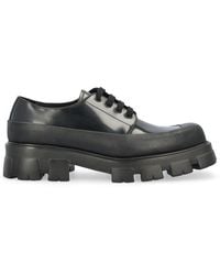 Prada - Chunky Lace-up Derby Shoes - Lyst