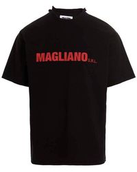 Magliano - Logo Printed Crewneck T-shirt - Lyst