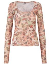 - Save 48% Nanushka Synthetic Cut Out-detail Roll Neck Top in Beige Natural Womens Clothing Tops Long-sleeved tops 