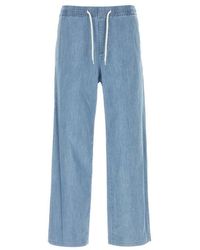 A.P.C. - Elasticated Drawstring Waistband Jeans - Lyst