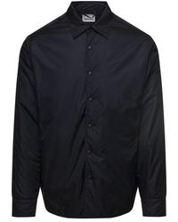 Aspesi - Buttoned Long-sleeved Shirt Jacket - Lyst
