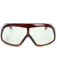 Tom Ford Eyewear Cassius Oversized Sunglasses - Brown