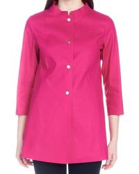 Herno Reversible Short Sleeved Coat - Pink