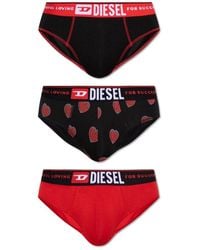 DIESEL - Branded Boxers 3-pack, - Lyst