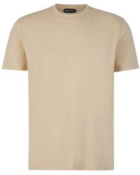 Tom Ford - Short Sleeved Straight Hem T-shirt - Lyst