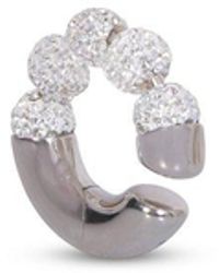 Givenchy Earcuff 4g Pearl With Crystals - White