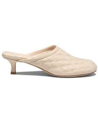 Burberry - Embroidered Quilted Slip-on Mules - Lyst