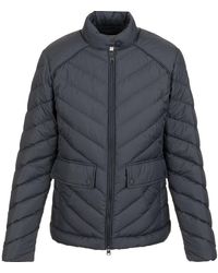 Woolrich - Quilted Zipped Down Jacket - Lyst