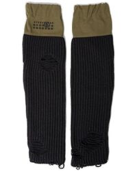 MM6 by Maison Martin Margiela - Knitted Arm Warmers - Lyst