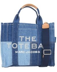 Marc Jacobs - The Denim Small Canvas Tote - Lyst