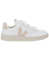 Veja - V-12 Lace-Up Sneakers - Lyst