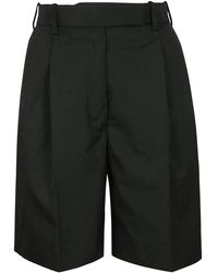 Thom Browne - High-Waisted Thigh-Length Shorts - Lyst