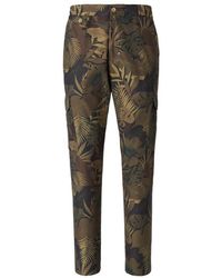 Etro - Jungle Printed Mid-rise Cargo Trousers - Lyst