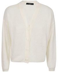 Weekend by Maxmara - Relaxed-fit V-neck Cardigan - Lyst