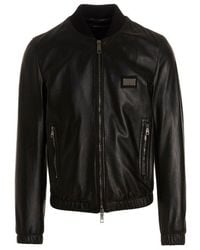 Dolce & Gabbana - 'Dg Essential' Bomber Jacket - Lyst