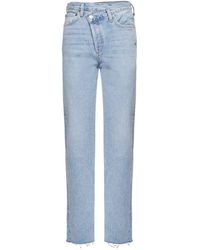 Agolde - Criss Cross Straight Jeans - Lyst