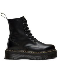Dr. Martens - Round Toe Lace-up Chunky Boots - Lyst