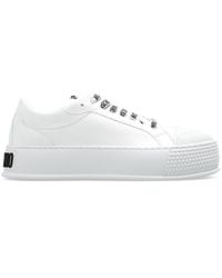 Moschino - Logo Lace Low-top Sneakers - Lyst