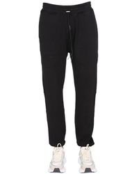 Represent Slim-fit Drawstring Jersey Trousers - Black