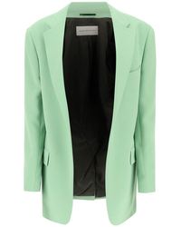 Dries Van Noten - Oversized Buttonless Jacket - Lyst