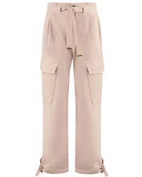 Pinko - Coperto Cotton Cargo-trousers - Lyst