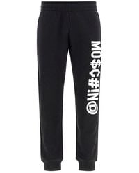 Moschino - Logo Embroidered Track Pants - Lyst