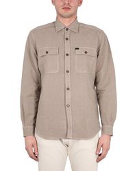 Fay - Buttoned Long-sleeved Shirt - Lyst