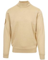 Fred Perry - Logo Intarsia Knit Jumper - Lyst