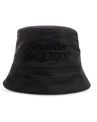 Alexander McQueen - Reversible Bucket Hat With Logo, - Lyst