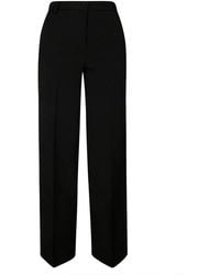 Liu Jo - Logo-plaque Straight-leg Trousers - Lyst