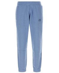 Maison Kitsuné - Cerulean Cotton Joggers - Lyst