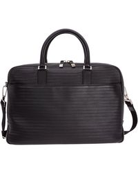 Dior Briefcase Attaché Case Laptop Pc Bag Leather - Black