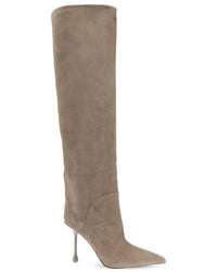 Jimmy Choo - Cycas 95 Over-The Knee Pointed-Toe Boots - Lyst