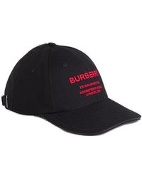 Burberry Horseferry Embroidered Baseball Cap - White