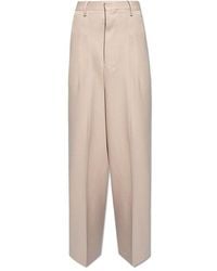 Ami Paris - Trousers With Wide Legs - Lyst