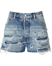 DSquared² - baggy Shorts - Lyst