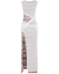 Missoni - Zigzag Sequins Embellished Long Dress - Lyst