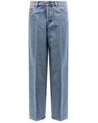 Gucci - Logo Patch Low-Rise Straight-Leg Jeans - Lyst