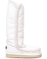 Mou - Eskimo Logo-Patch Pull-On Boots - Lyst